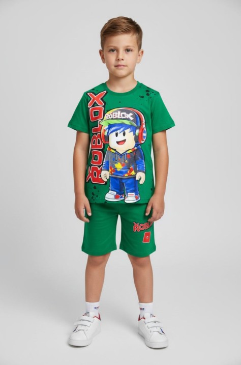 Детски комплект ROBLOX, Зелен Цвят
